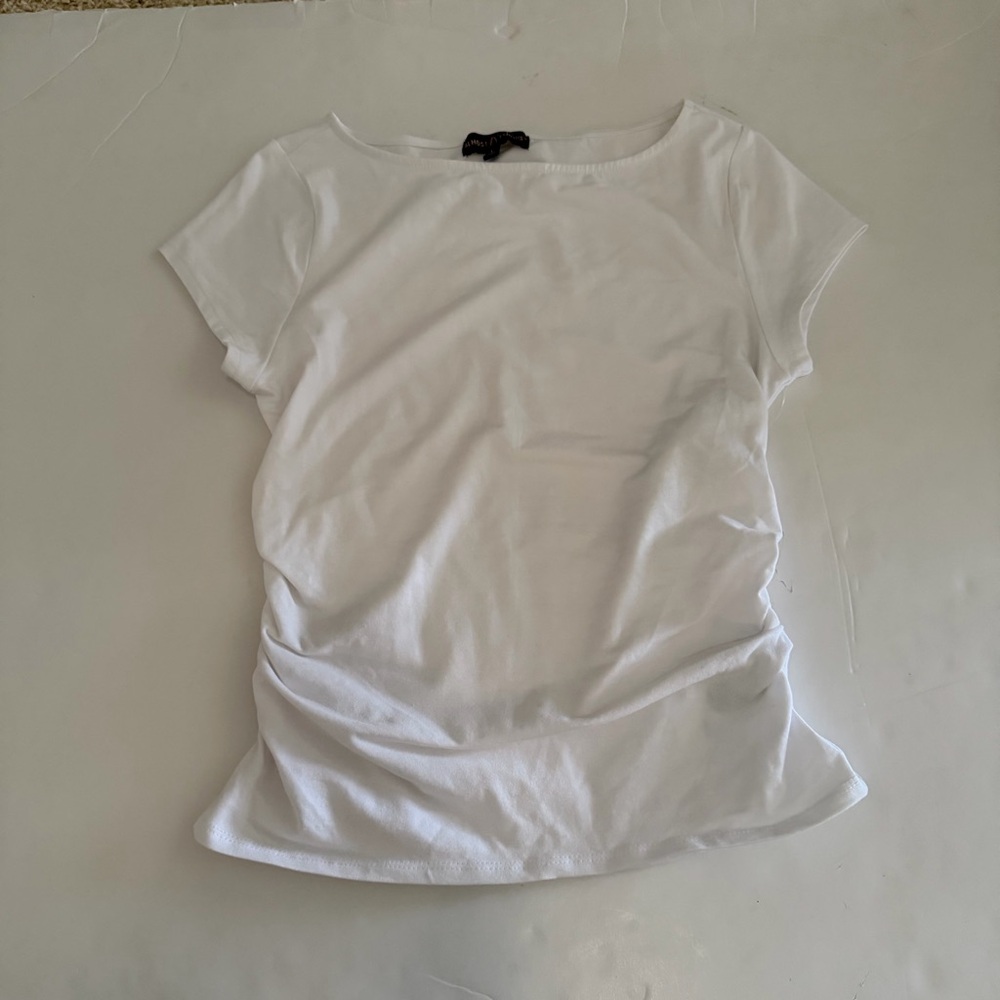 Almost Famous White Short Sleeve Tee